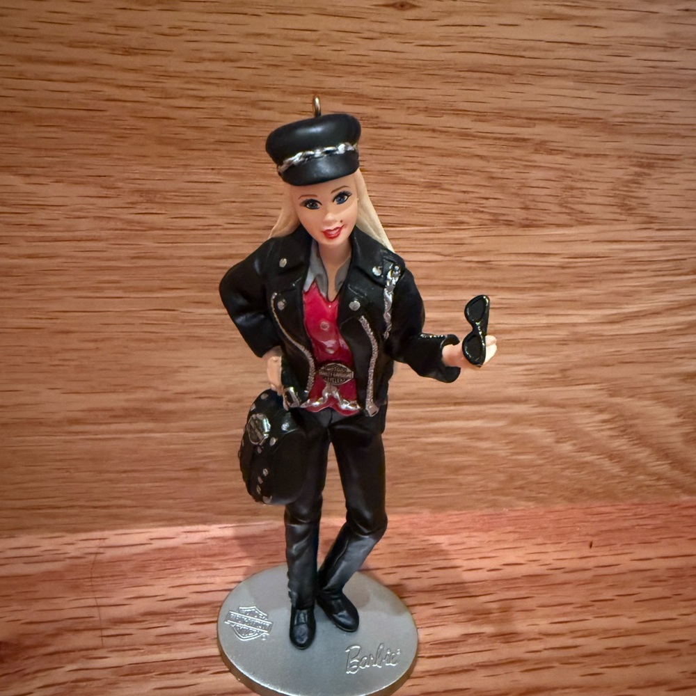 Barbie Biker Figurine - Ornament Hallmark Keepsake